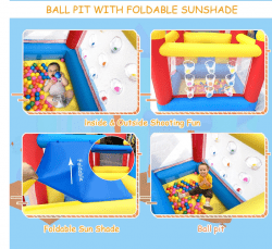 Indoor20Bouncy20castle20multiple20sports20combination202 170 1 Bouncy Indoor Castle for Kids