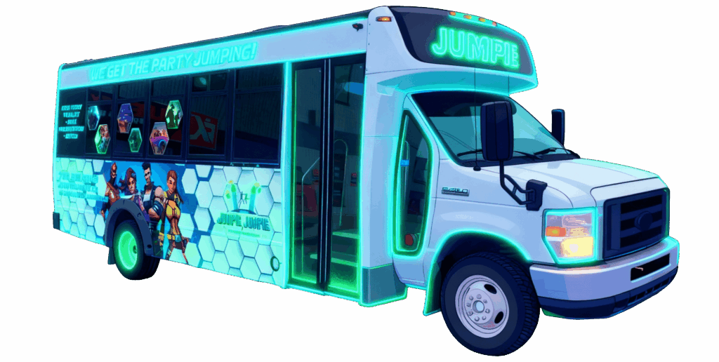 gaming trailer neon jumpie Home